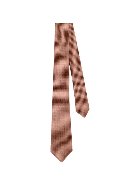 Kiton micro-check tie