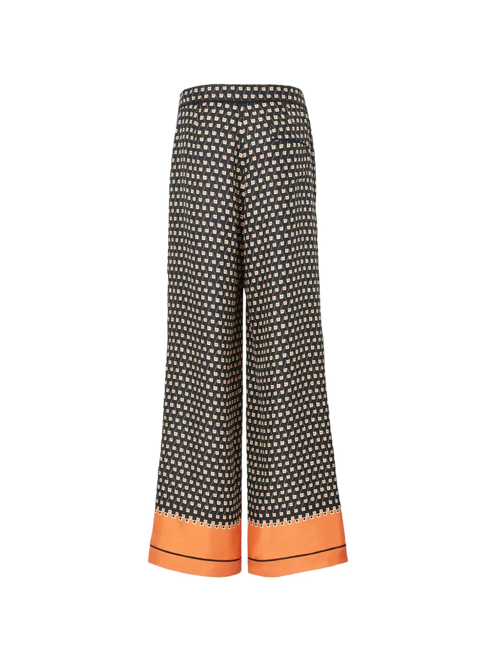 FENDI Broek met geometrische print Zwart