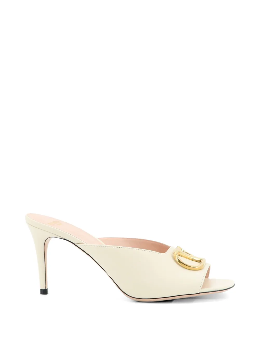 Valentino Garavani VLogo Signature leather sandals - Nude
