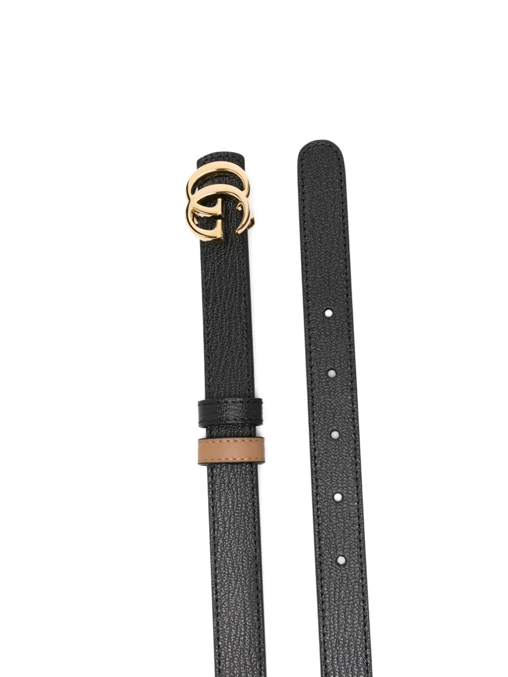Gucci Marmont riem met GG-logo Zwart