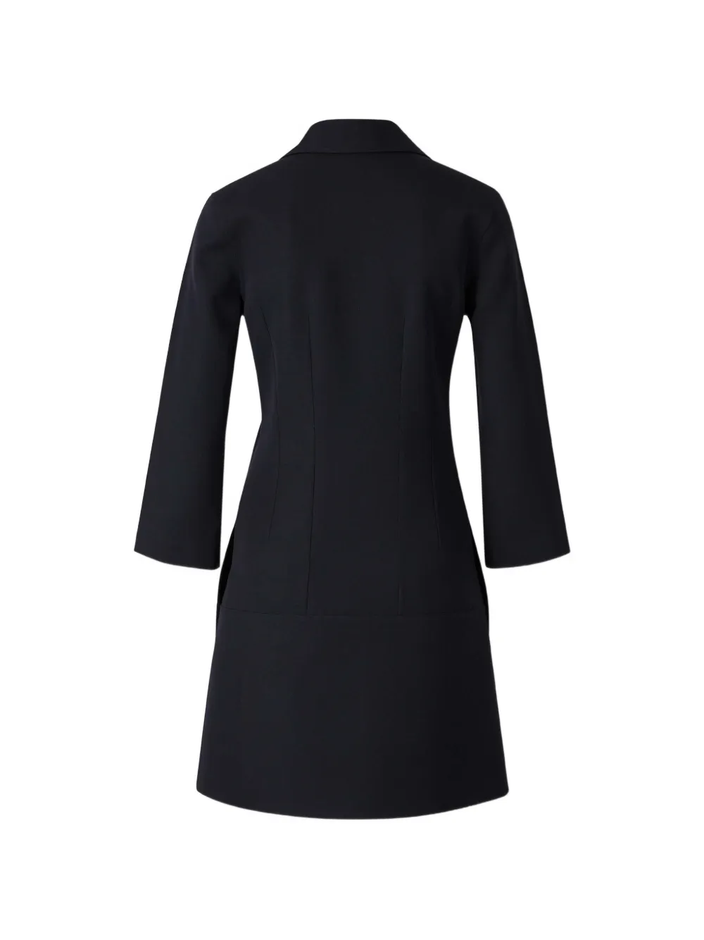 Jil Sander Button-up jas met enkele rij knopen Blauw