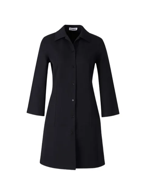 Jil Sander button-up single-breasted coat