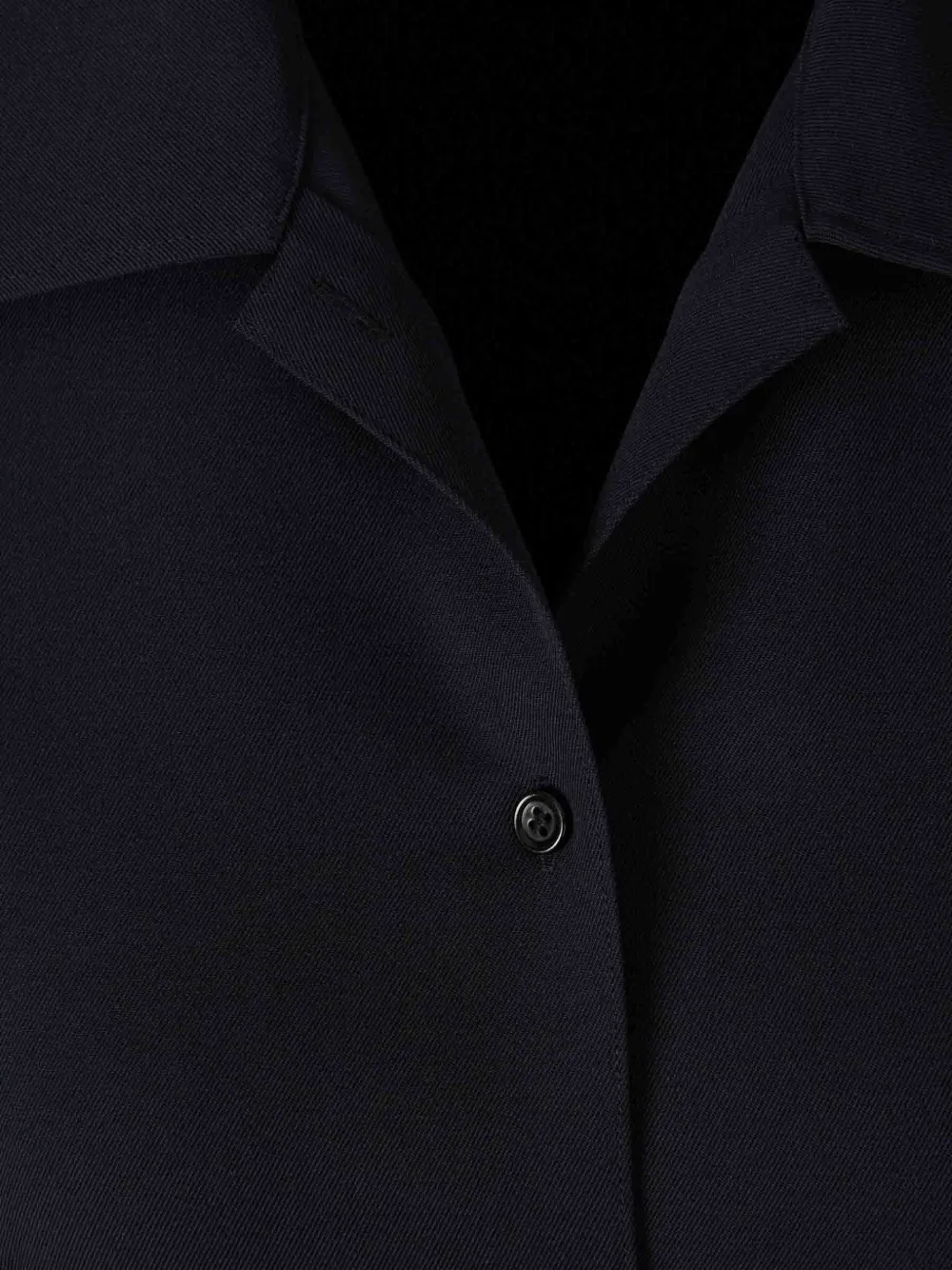 Jil Sander Button-up jas met enkele rij knopen Blauw