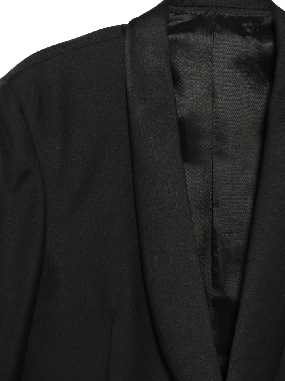 Canali Pak met sjaalrevers Zwart