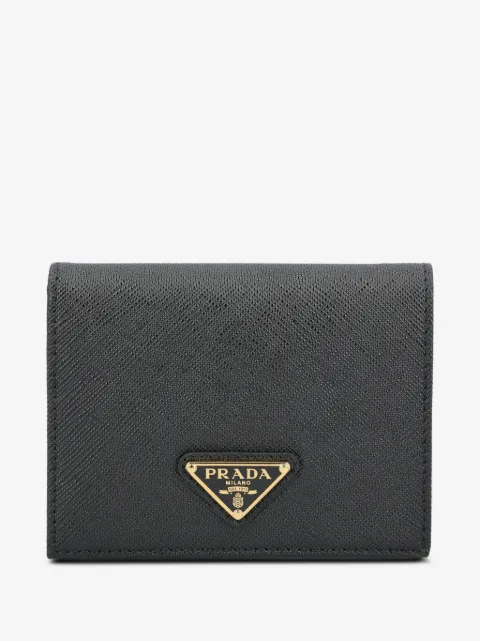 Prada Kleines Portemonnaie aus Saffiano-Leder