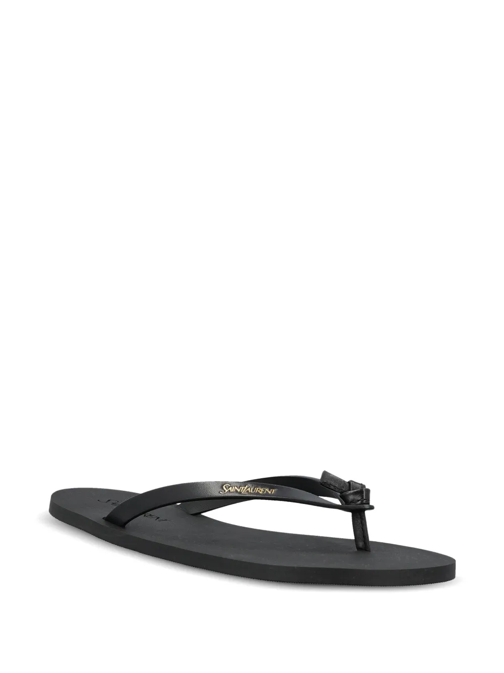 Saint Laurent Pool knot-detail sandals Zwart