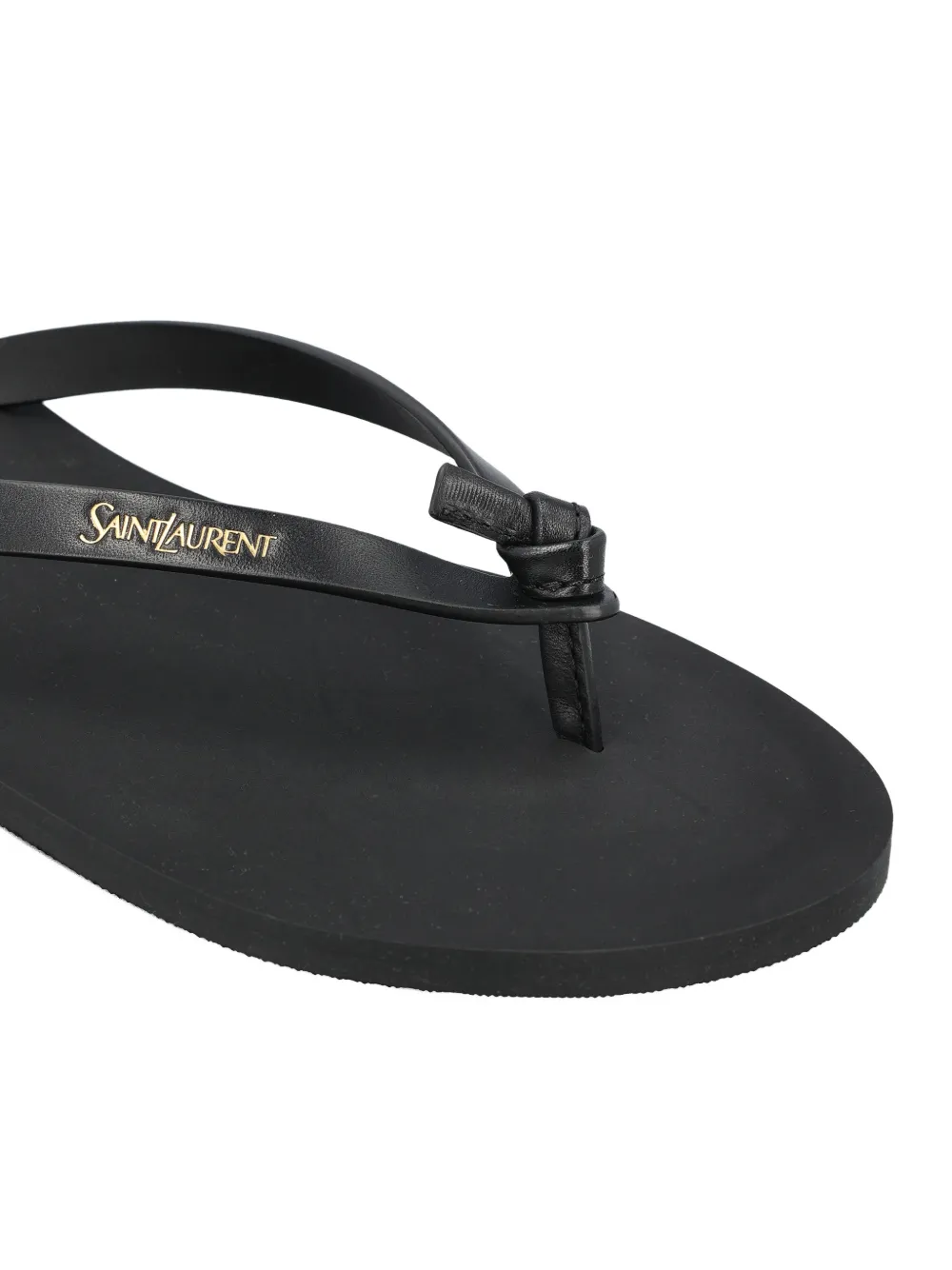 Saint Laurent Pool knot-detail sandals Zwart