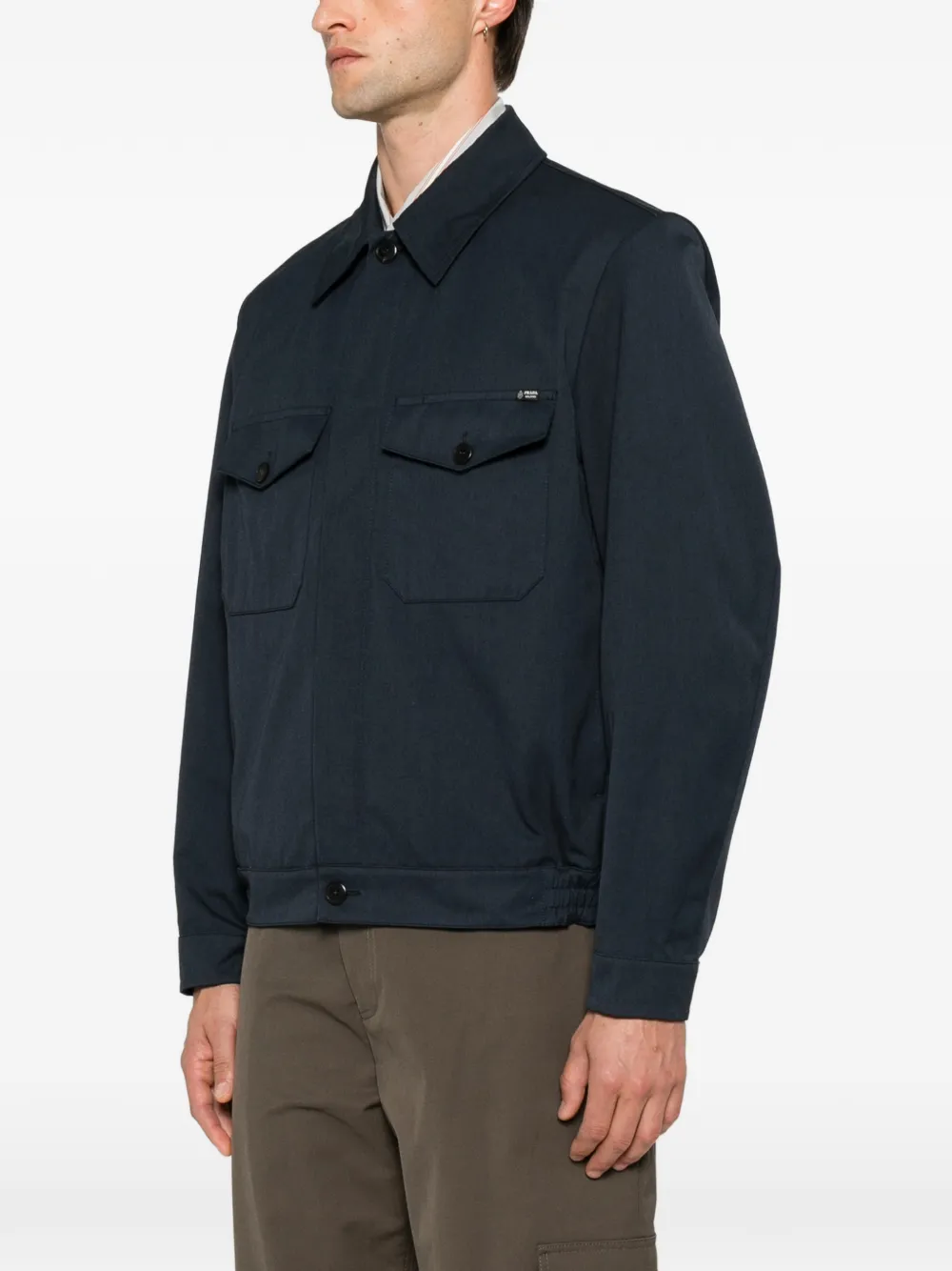 Prada Jack met klepzak Blauw