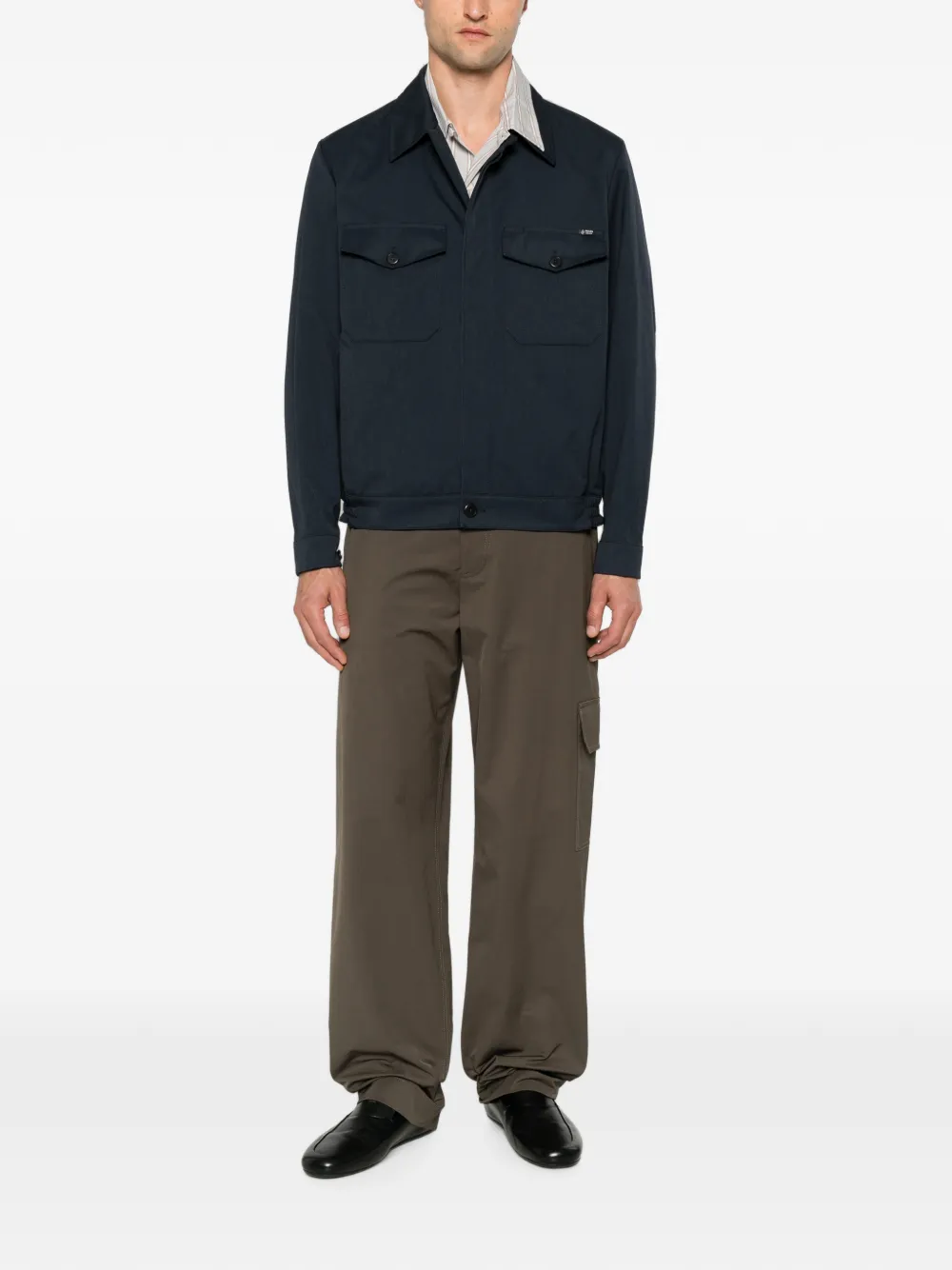 Prada Jack met klepzak Blauw