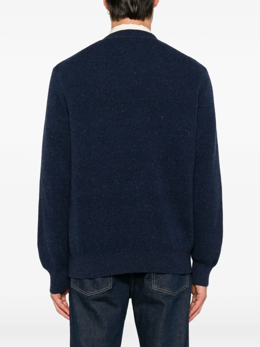 Eleventy Gebreide trui met ronde hals Blauw