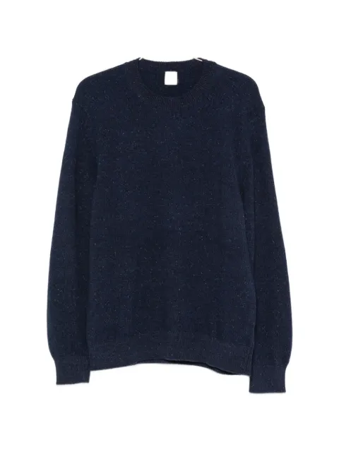 Eleventy flecked-knit crew-neck sweater