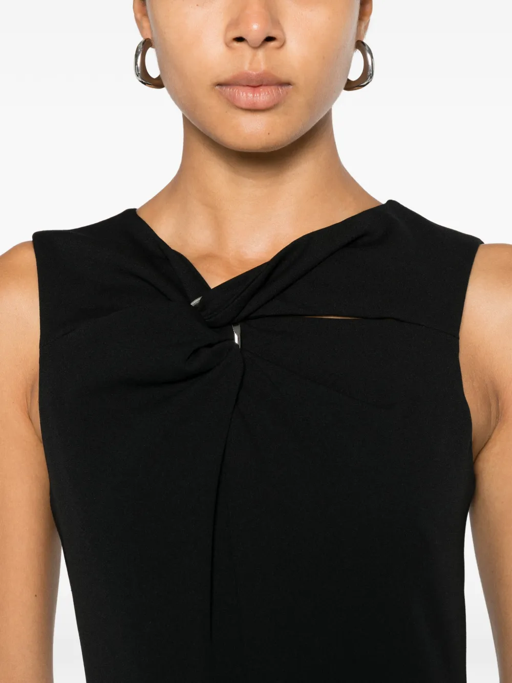 Calvin Klein Mouwloze jumpsuit Zwart
