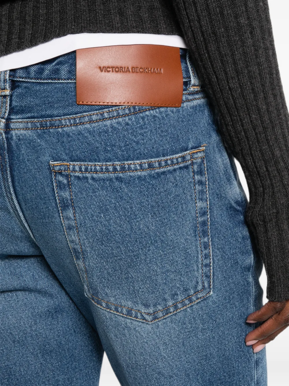 Victoria Beckham Straight jeans Blauw