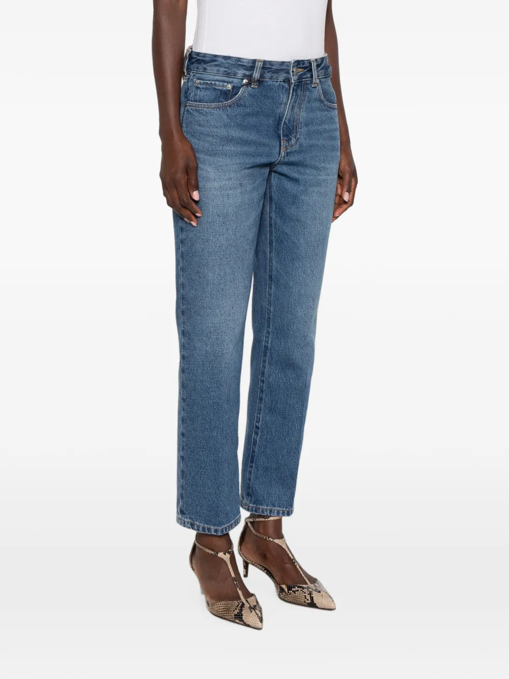 Victoria Beckham Straight jeans Blauw