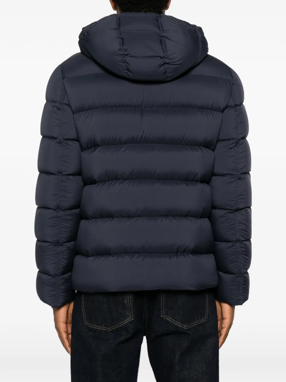 Herno Gewatteerd jack met capuchon Blauw