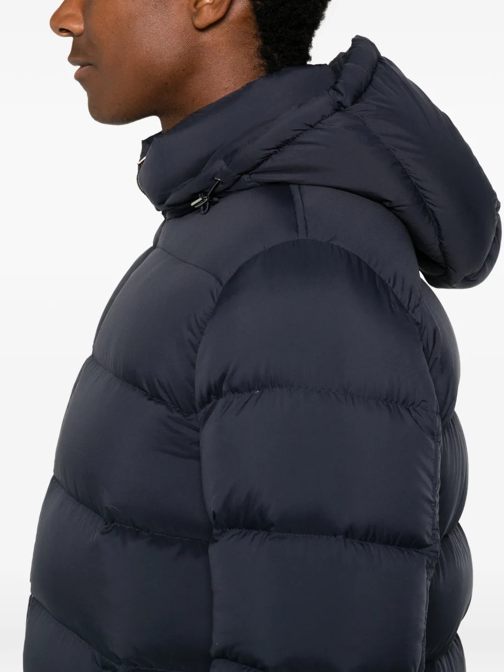 Herno Gewatteerd jack met capuchon Blauw