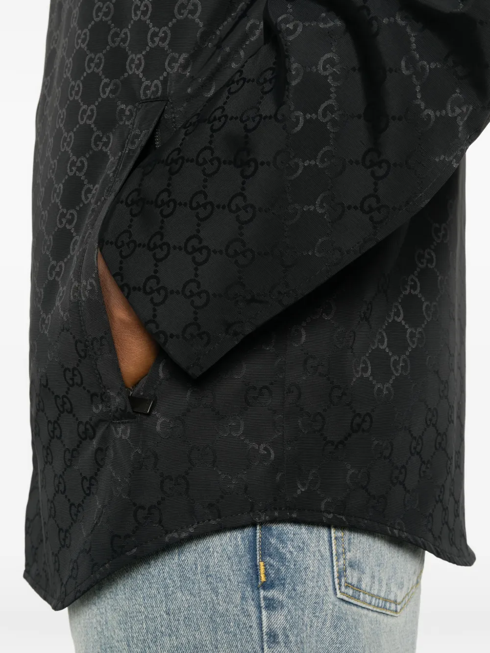 Gucci Lichte faille jack Zwart