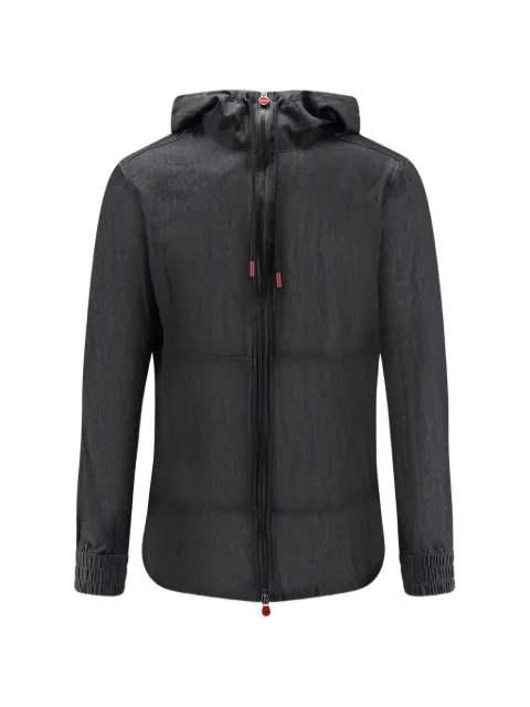 Kiton zip-up hooded jacket