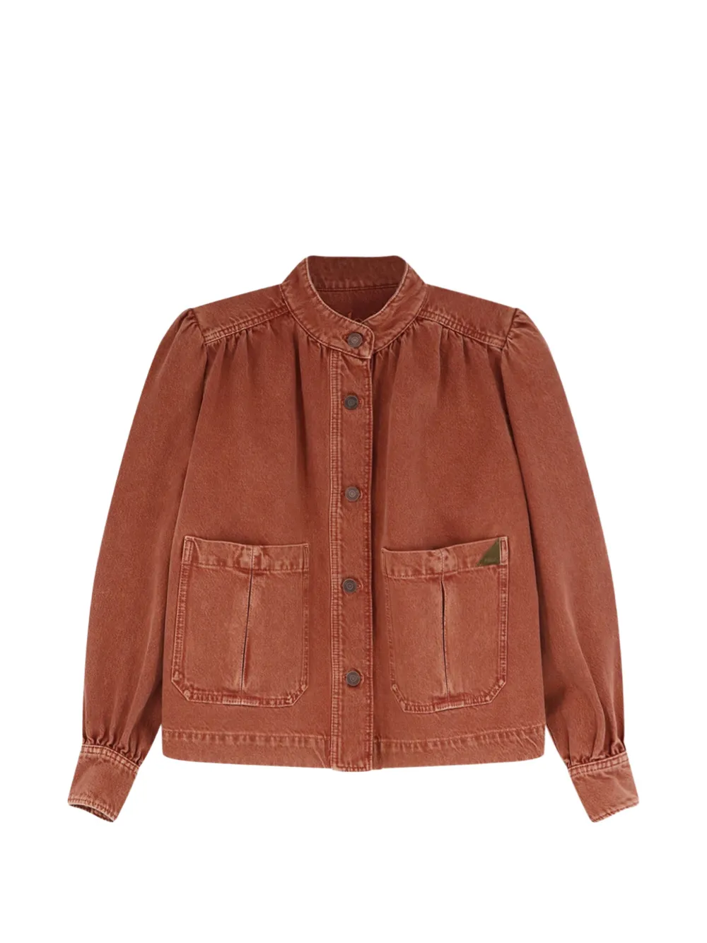 Chloé button-fastening buttoned jacket - Marrone