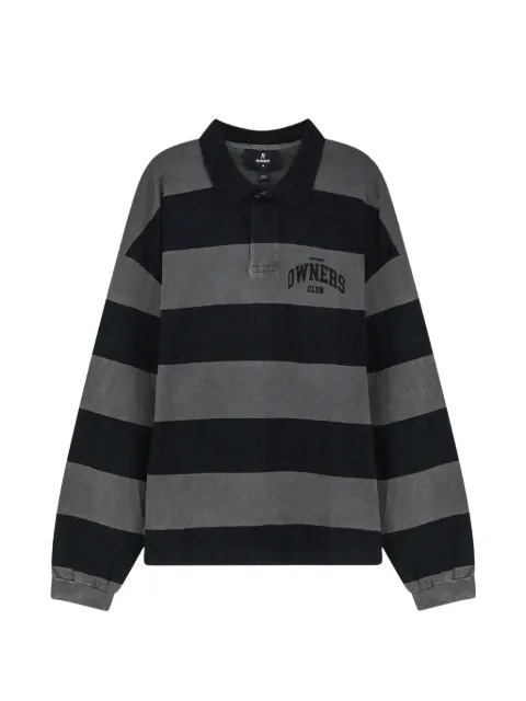 Represent Owners Club striped polo shirt