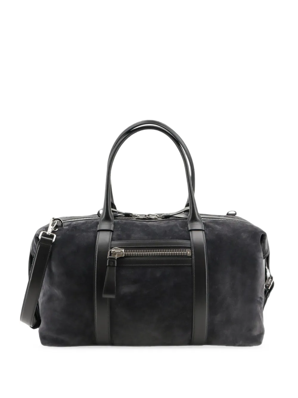 TOM FORD Buckley suede holdall - Grigio