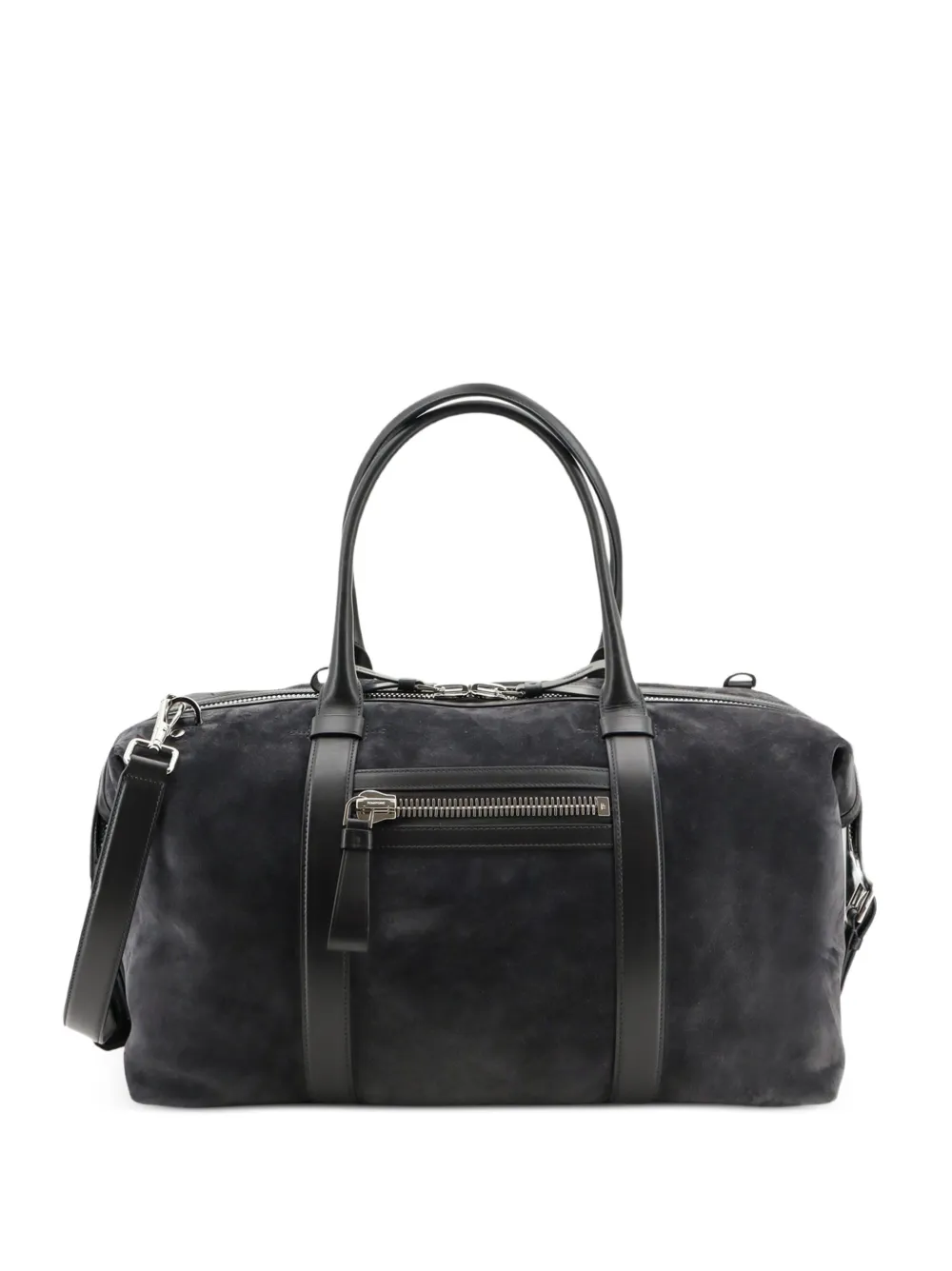 TOM FORD Buckley suede holdall - Grigio