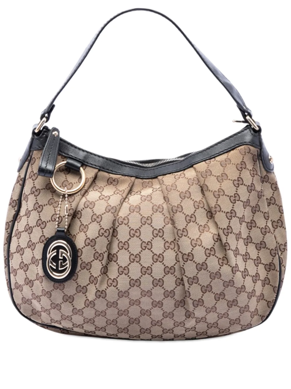 Gucci Pre-Owned 2016-2026 GG Canvas Sukey shoulder bag - Black