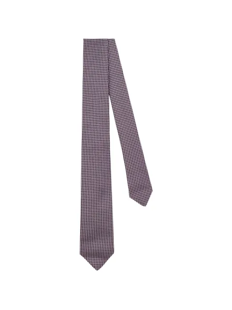 Kiton micro-check tie