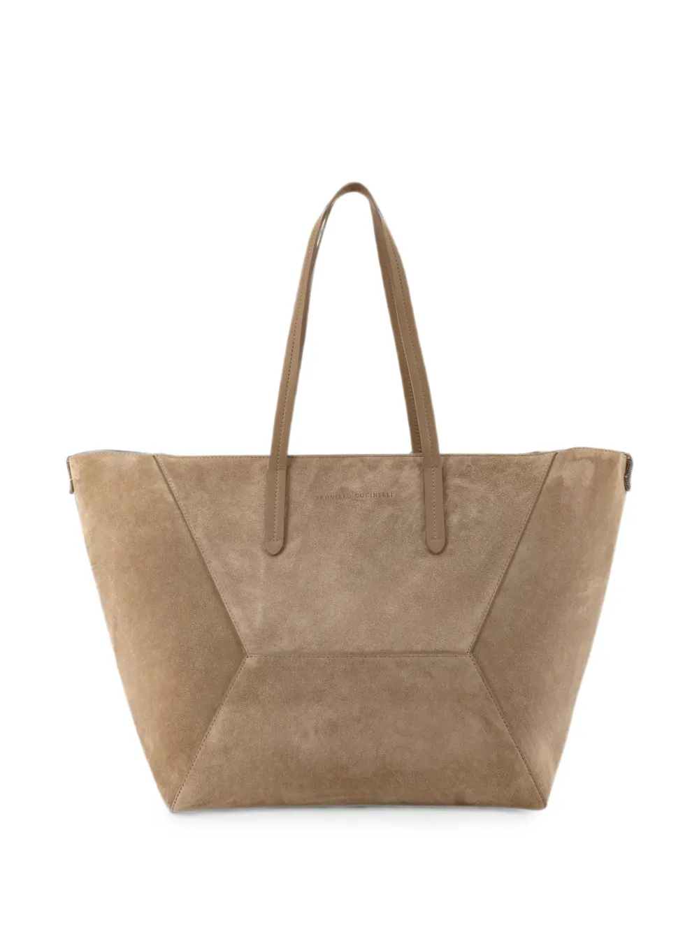 Brunello Cucinelli suede tote bag - Neutrals