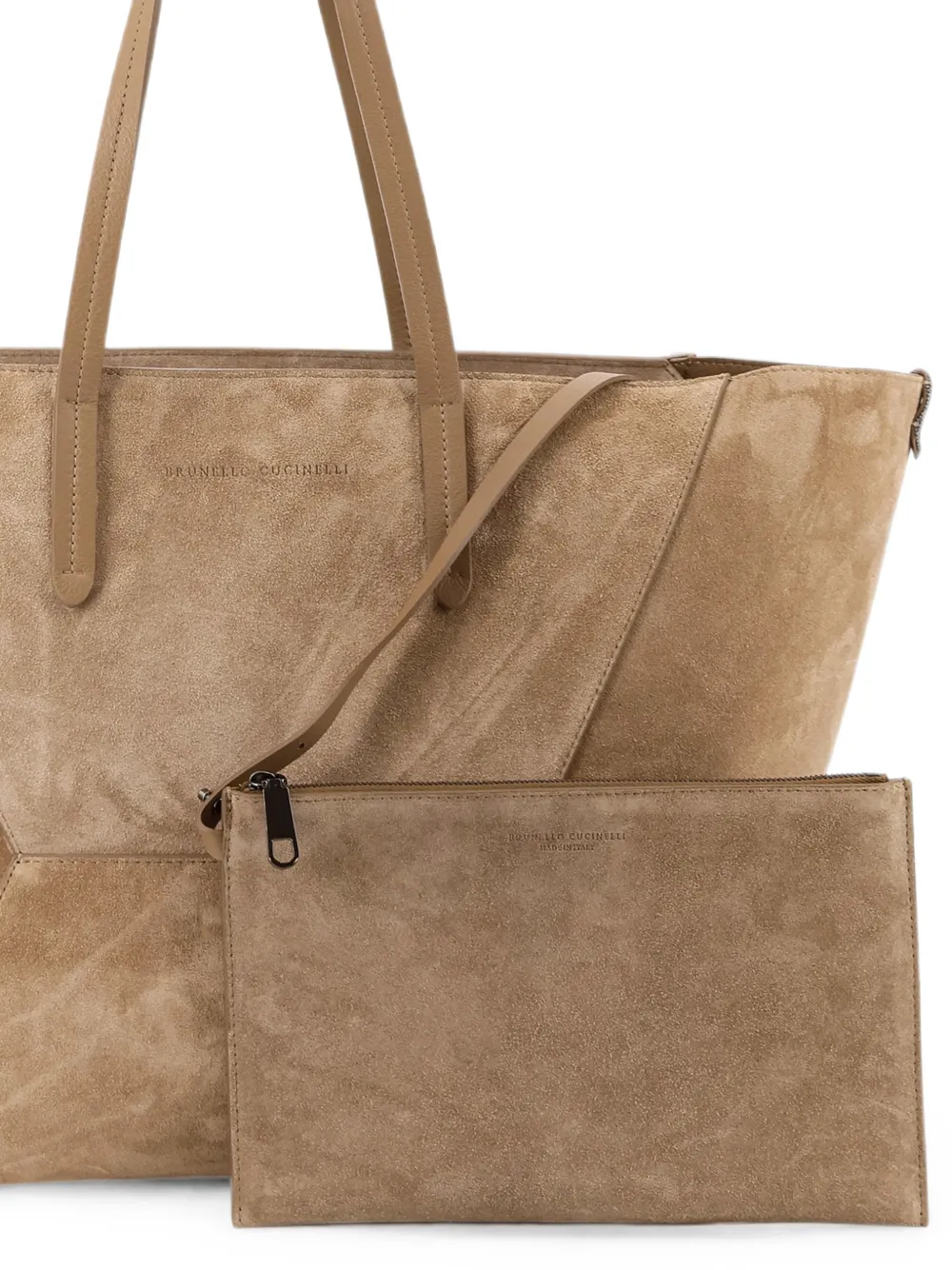 Brunello Cucinelli Suède shopper Beige