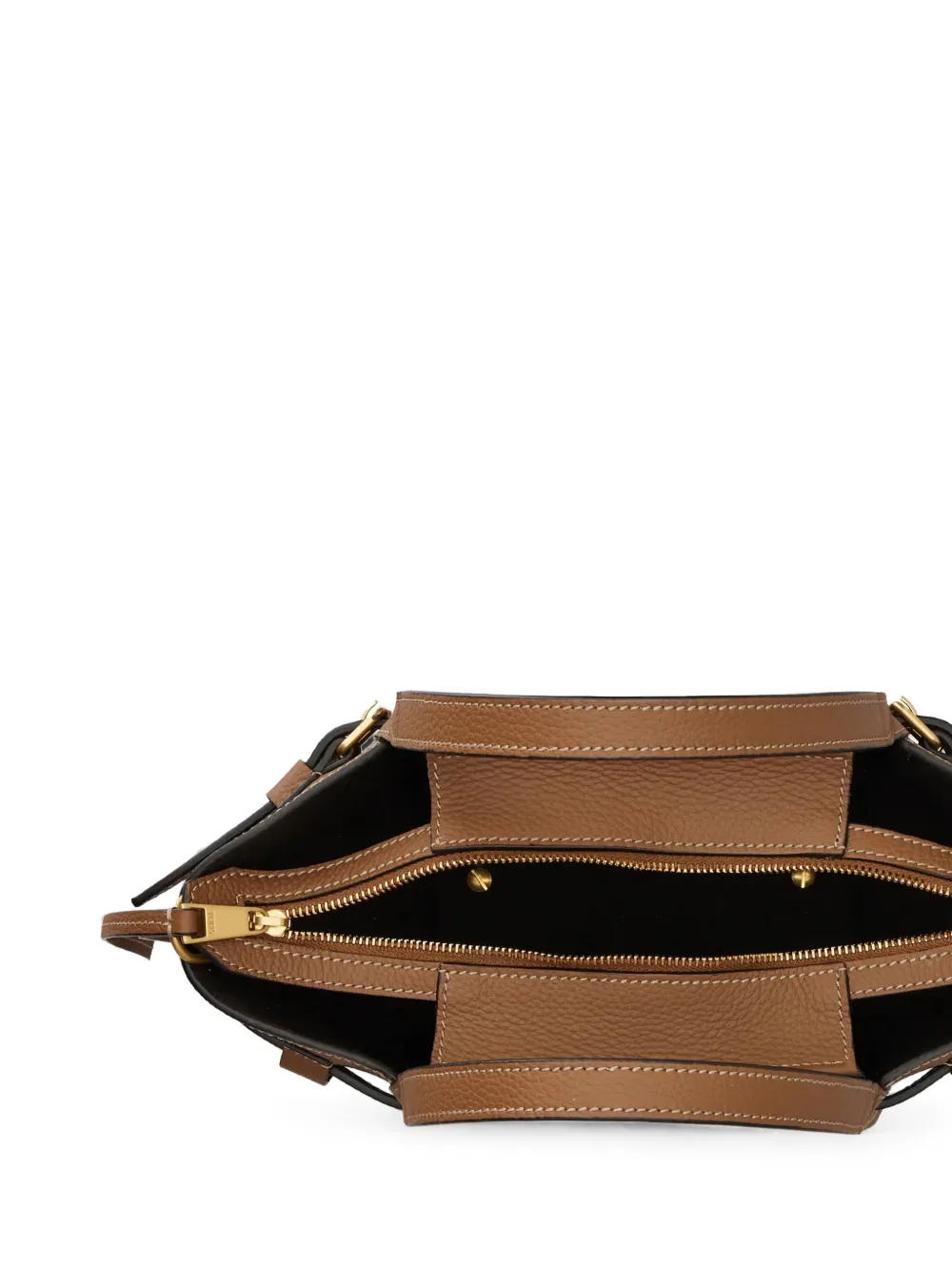 Tod's T Timeless leren schoudertas met gesp Beige