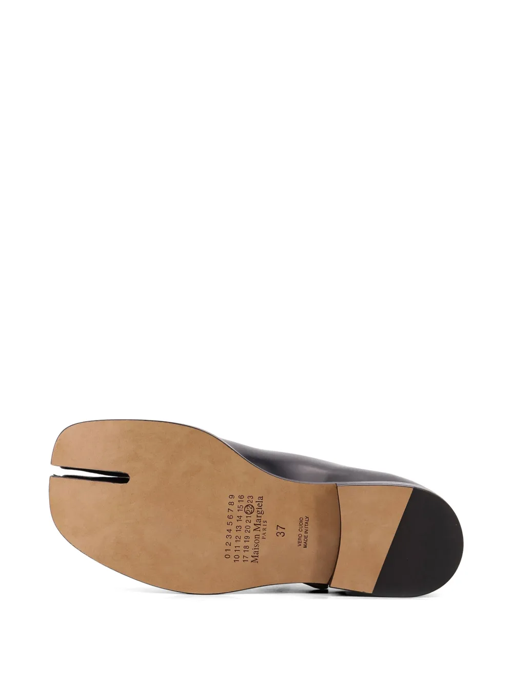 Maison Margiela Tabi buckle-strap ballet flats Zwart