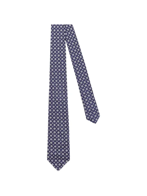 Kiton Ciro Paone geometric-print tie
