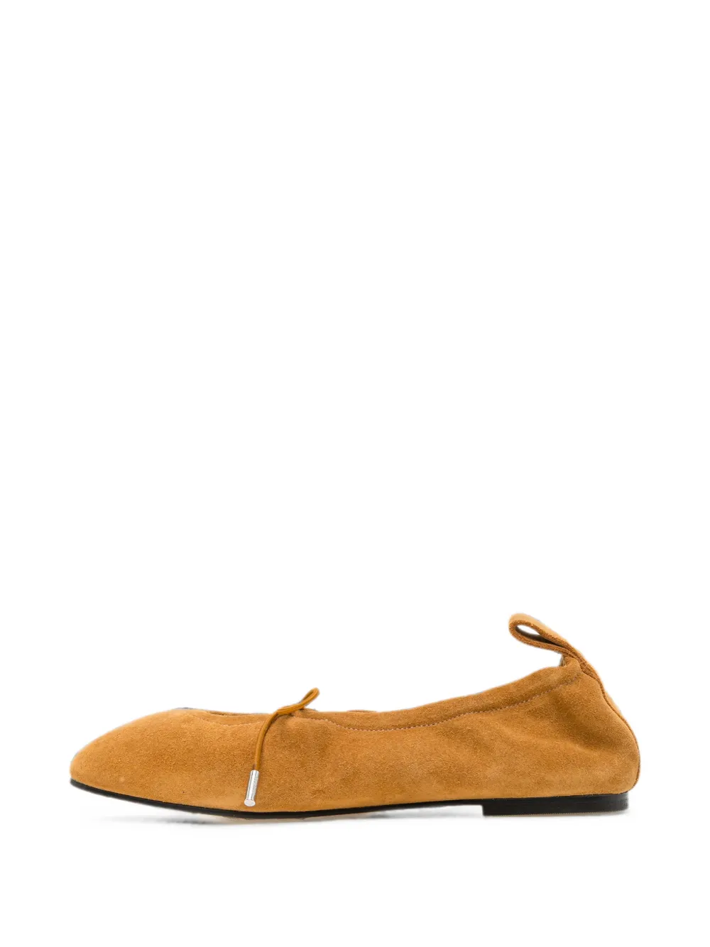 ALOHAS suede bow-detail ballet flats Bruin