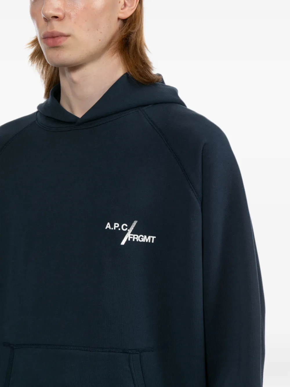 A.P.C. Duck hoodie Blauw
