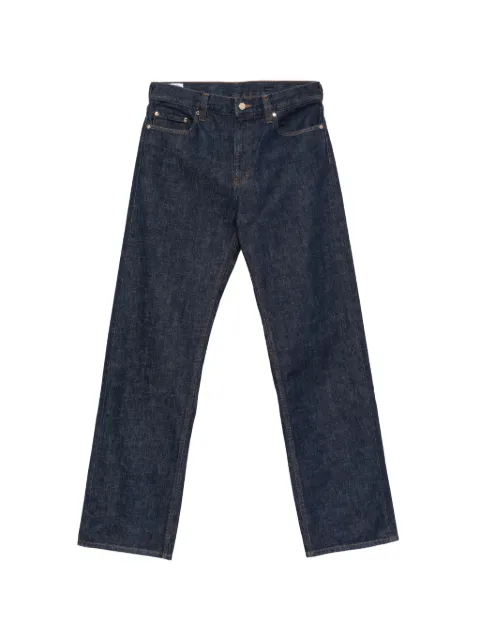 Casablanca cinch-strap embroidered-logo jeans