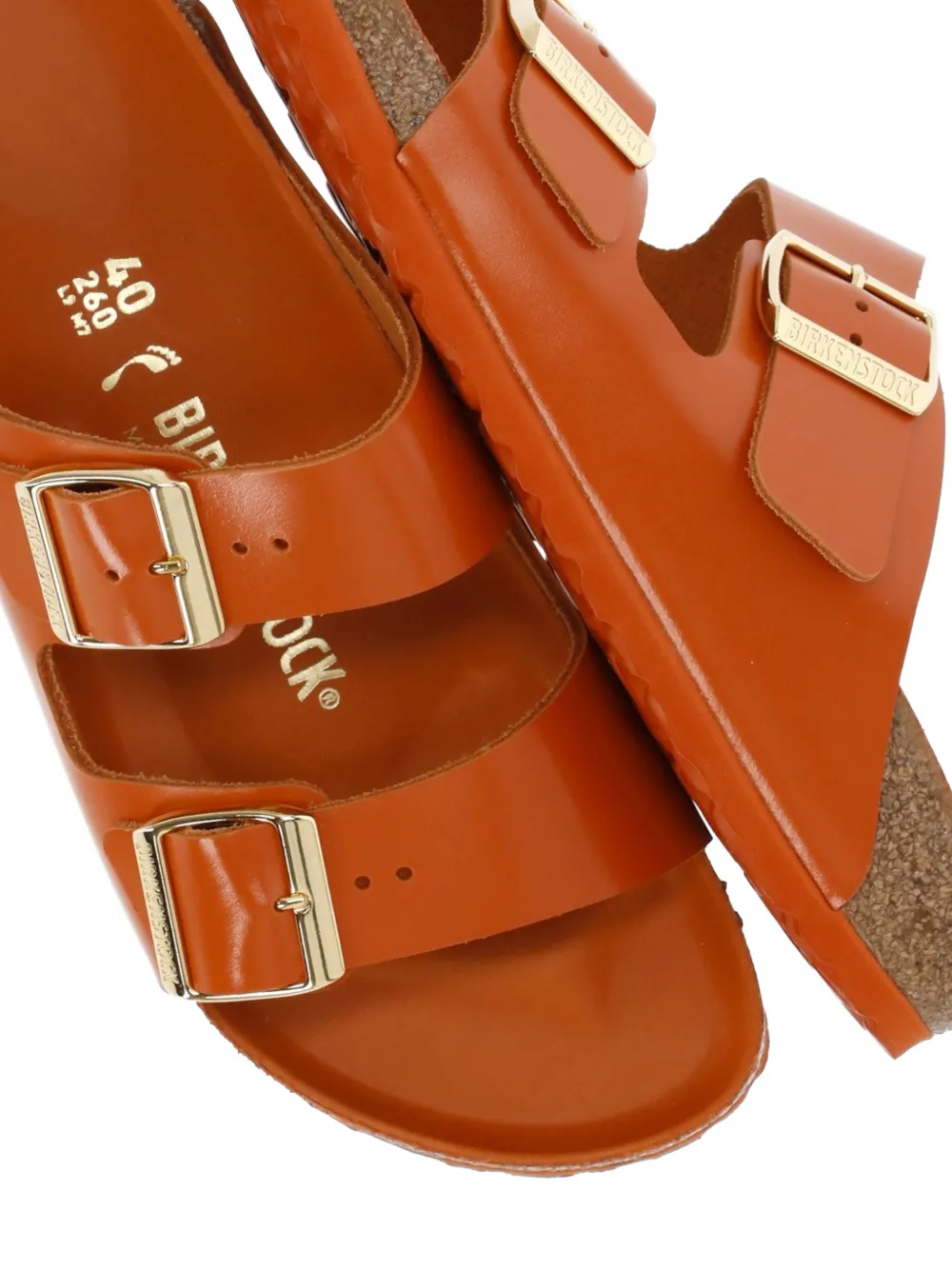Birkenstock Arizona buckle-fastening sandals Oranje