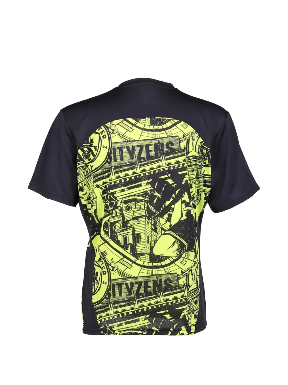 PROTOTYPES Voetbal T-shirt met grafische print Geel