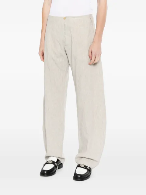 Ma+ cross-embossed trousers