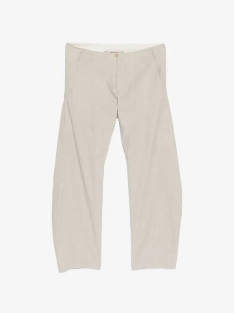 Ma+ cross-embossed trousers
