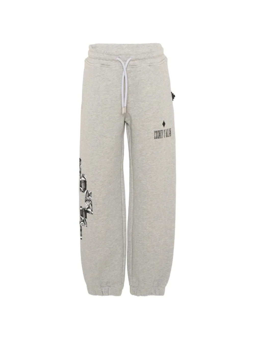 COUNTY OF MILAN logo-print track pants - Grigio