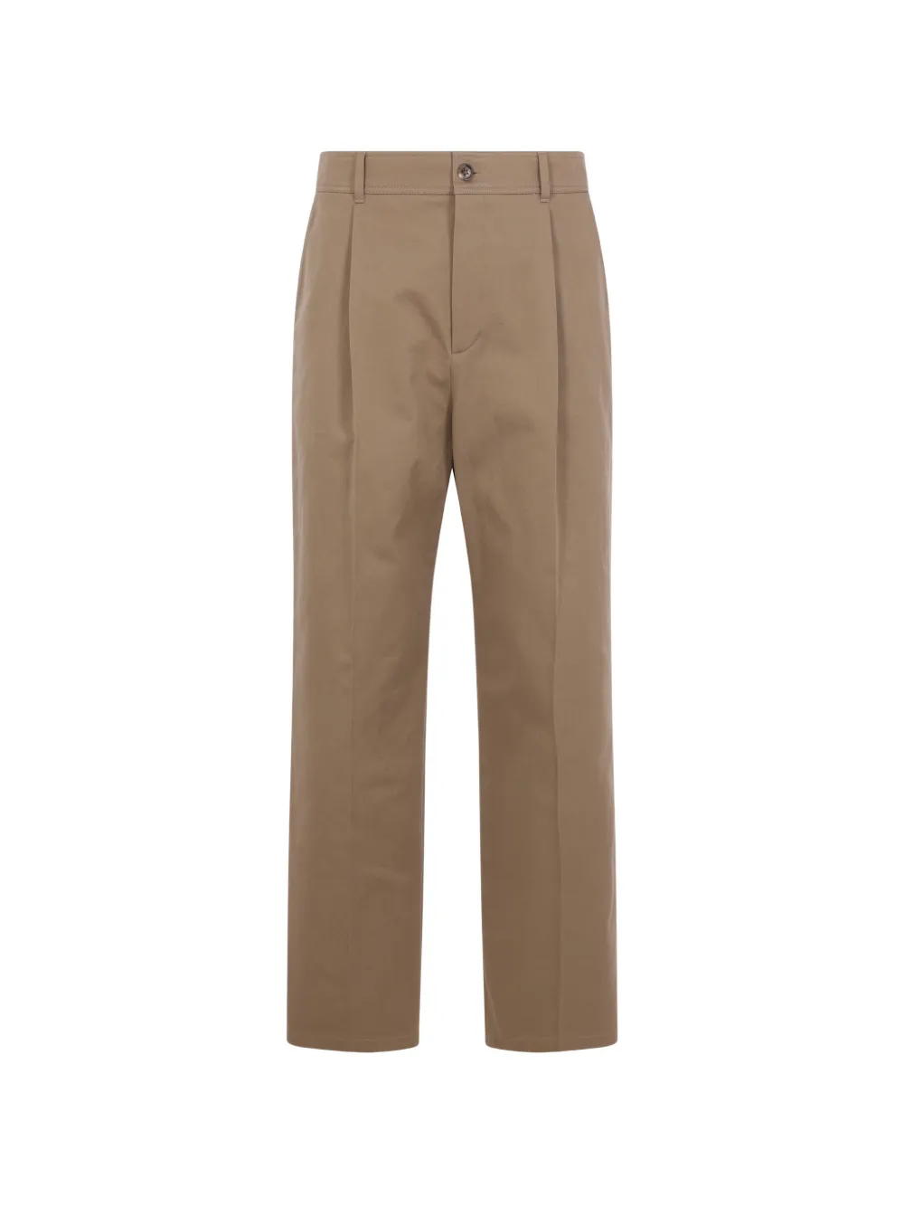 Valentino Garavani Bundfaltenhose mit Logo-Stickerei - Nude