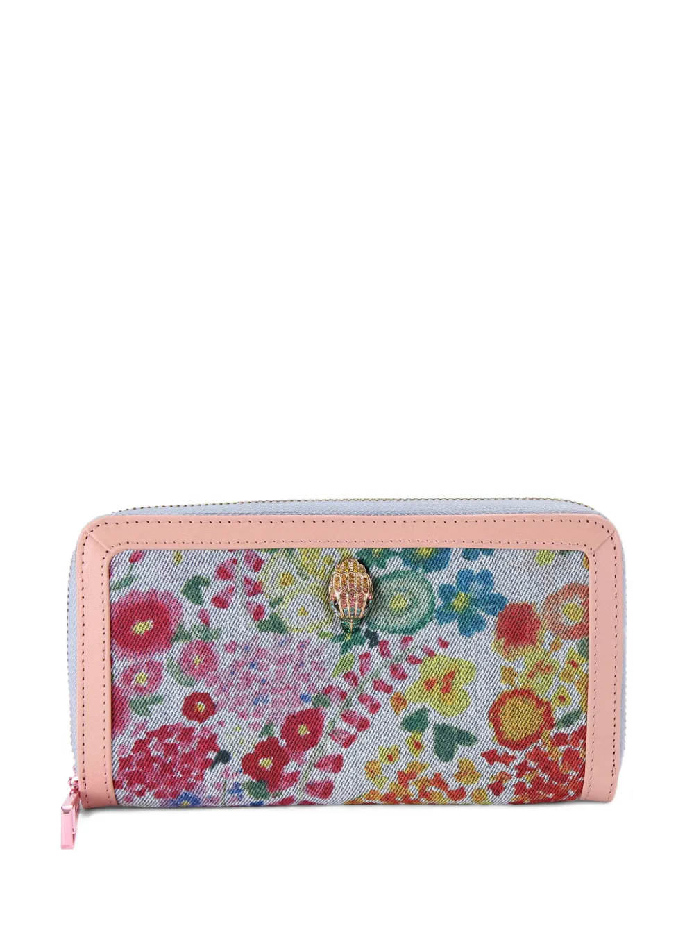 Kurt Geiger London Shoreditch floral-print wallet - Blu