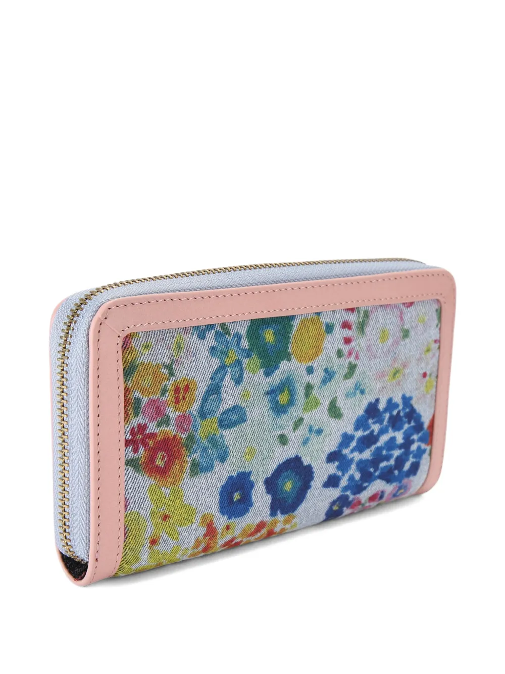Kurt Geiger London Shoreditch portemonnee met bloemenprint Blauw