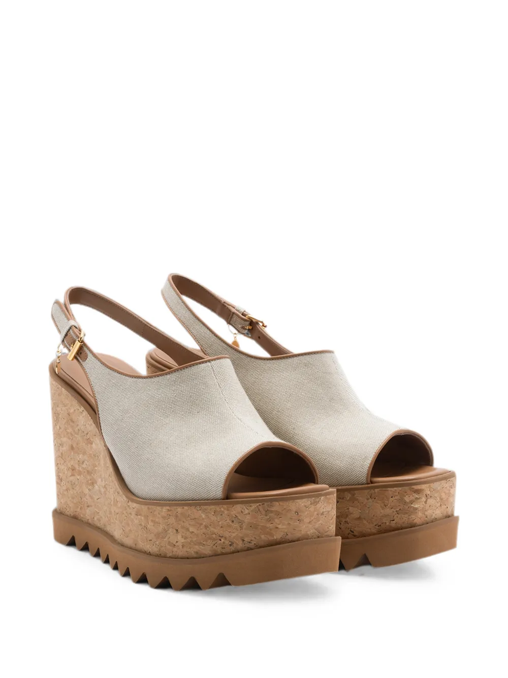 Stella McCartney Sneak-Elyse sandals Beige