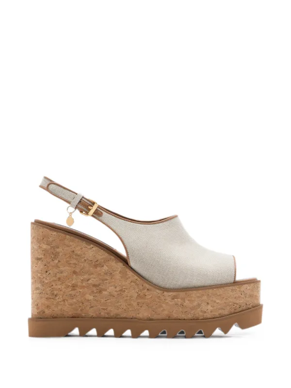 Stella McCartney Sneak-elyse Sandals in Neutrals