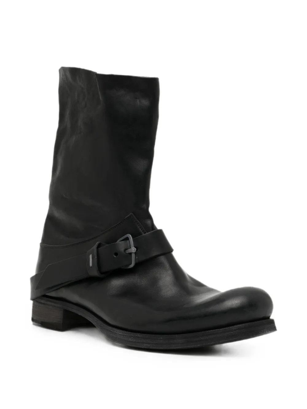 Ma+ Biker boots met gespbandje Zwart