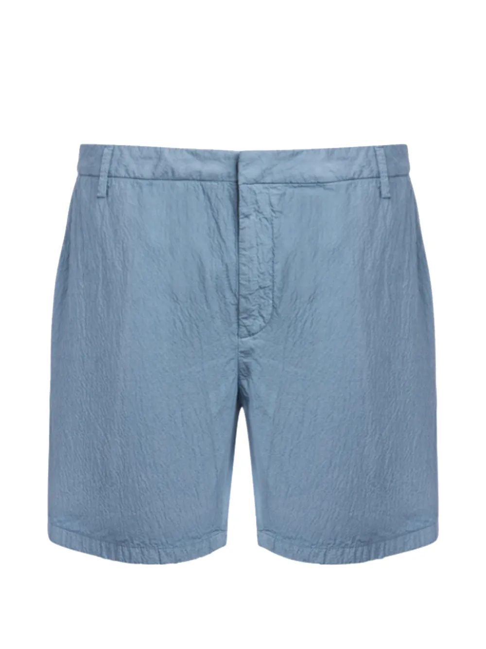 DONDUP crinkled-effect bermuda shorts - Blau