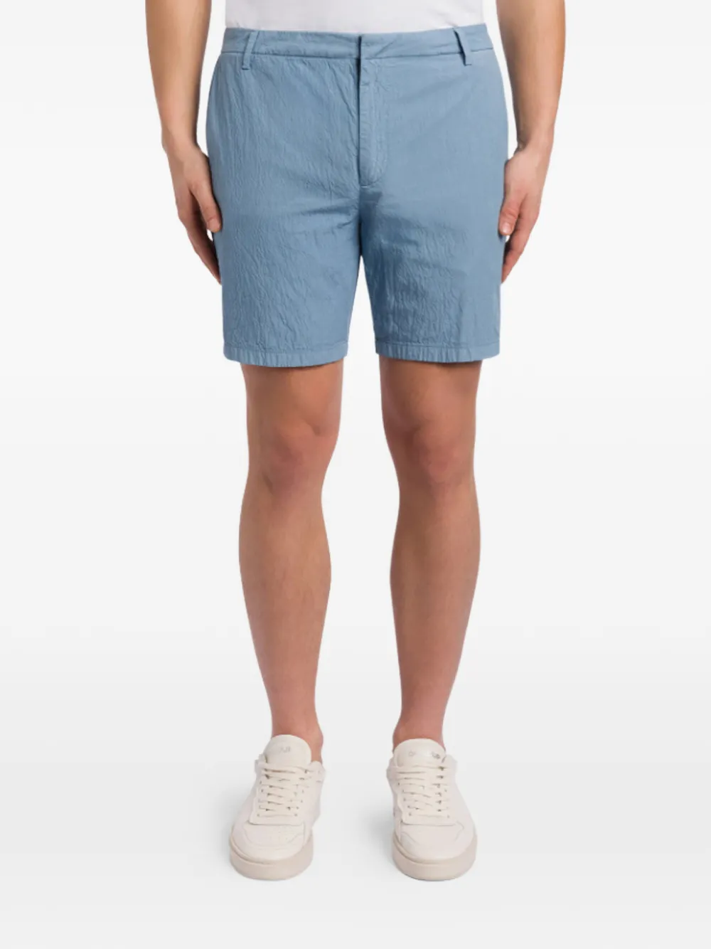 DONDUP Bermuda shorts met gekreukt effect Blauw