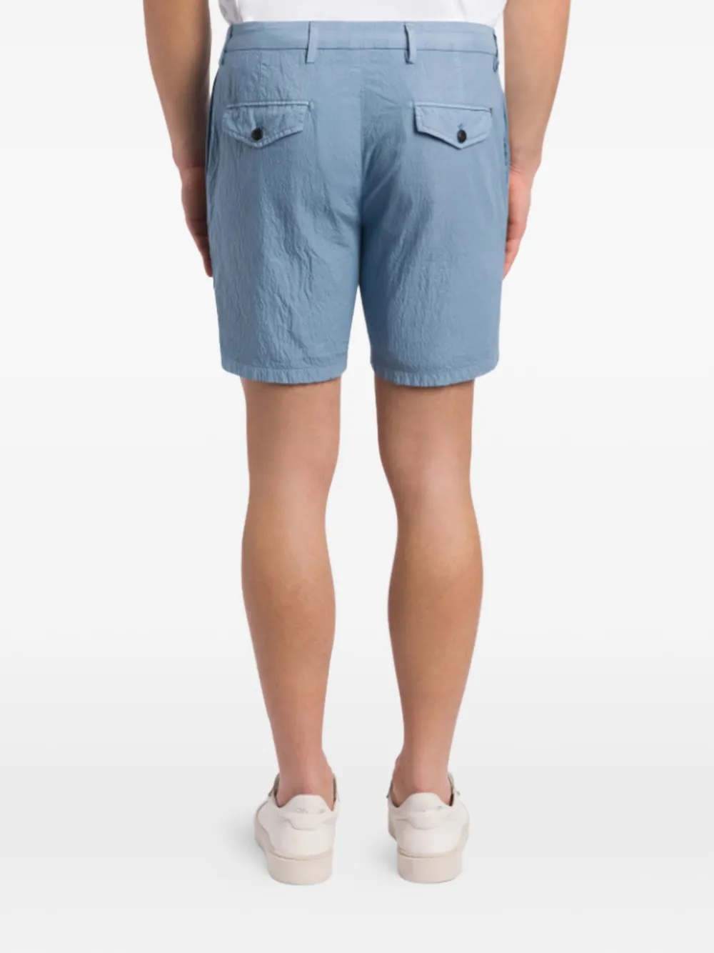 DONDUP Bermuda shorts met gekreukt effect Blauw